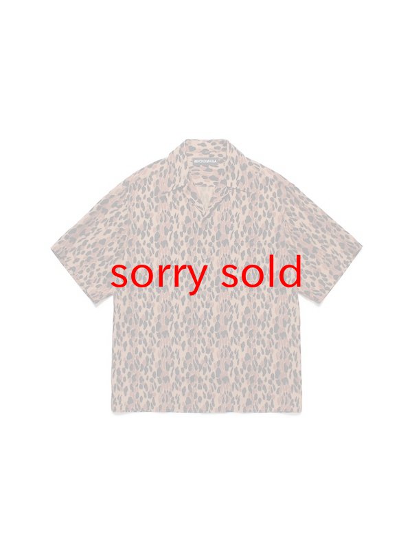 画像1: wackomaria  / ワコマリア LEOPARD HAWAIIAN SHIRT S/S