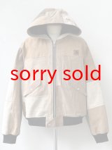 画像: OLD PARK / HOODED FLIGHT JACKET DUCK L