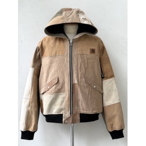 画像: OLD PARK / HOODED FLIGHT JACKET DUCK L