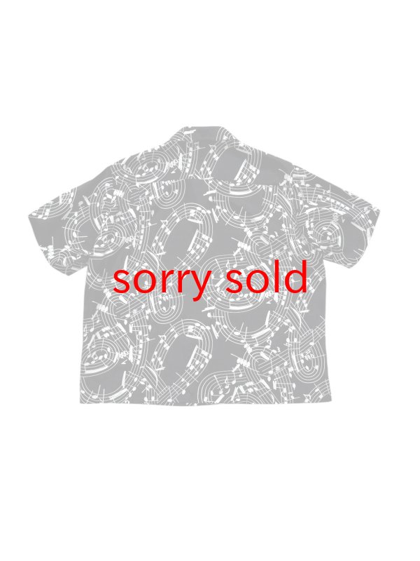 画像2: TAKAHIROMIYASHITATheSoloist / ソロイスト hawaiian shirt.(music note)