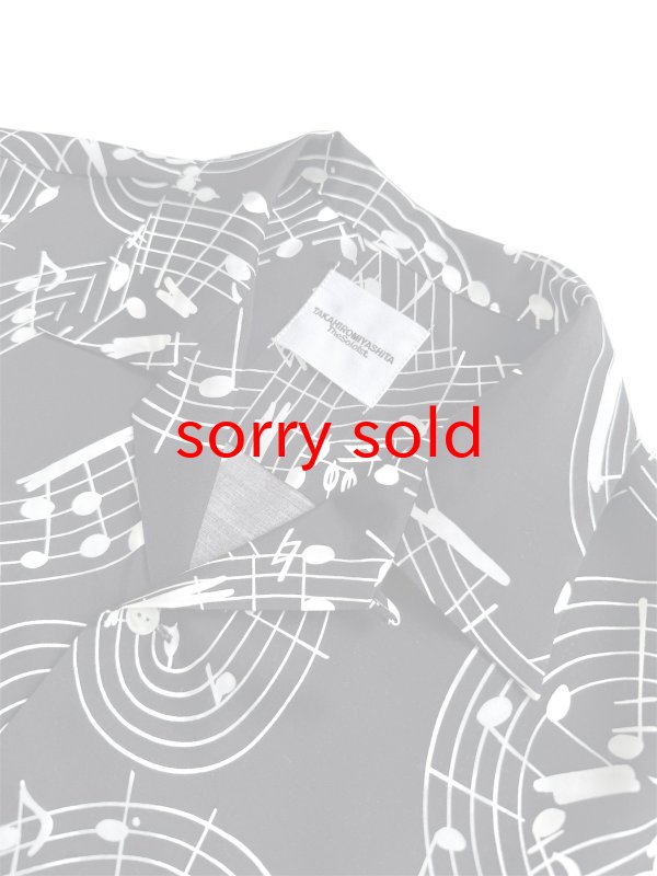 画像3: TAKAHIROMIYASHITATheSoloist / ソロイスト hawaiian shirt.(music note)