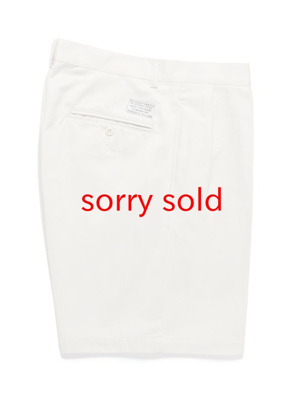 画像1: wackomaria  / ワコマリア DOUBLE PLEATED CHINO SHORT TROUSERS