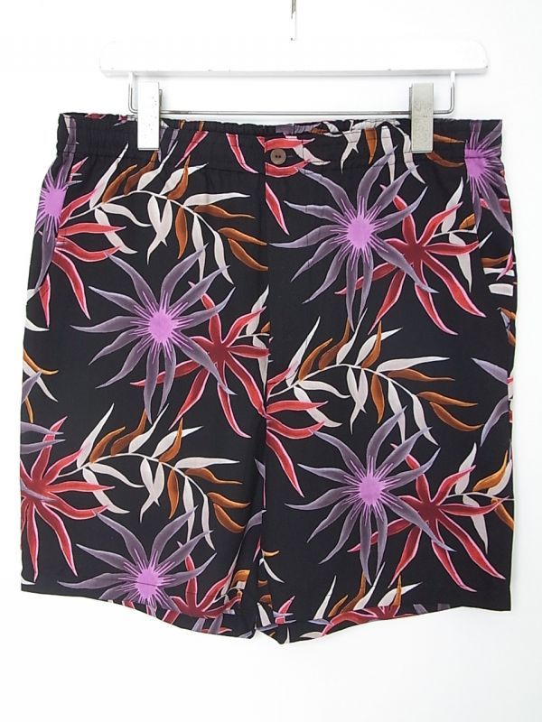 画像1: セール価格お問い合わせください。wackomaria  / ワコマリア printed flower hawaiian shorts.