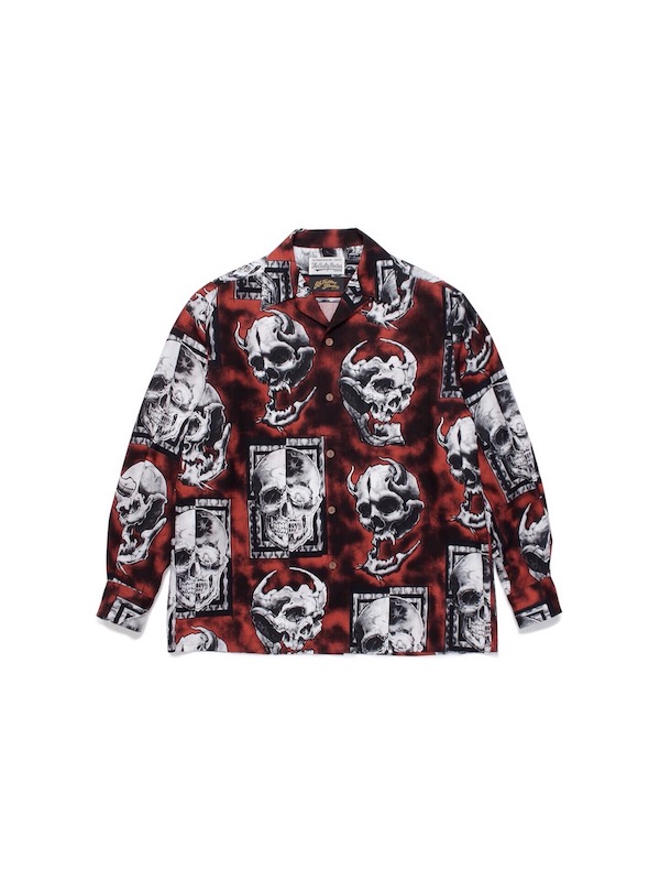 画像1: セール価格お問い合わせください。wackomaria  / ワコマリア 56 TATTOO STUDIO / HAWAIIAN SHIRT L/S