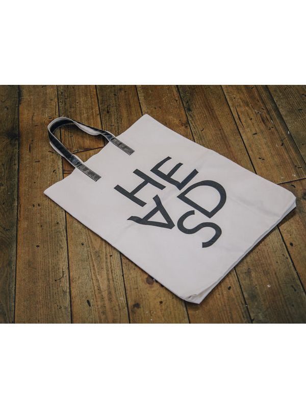 画像1: HEADS/ヘッズ HEADSロゴ 帆布art school bag