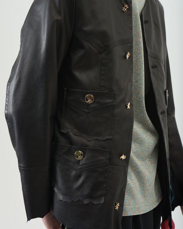 BED j.w FORD(ベッドフォード)Collar-Less Leather Jacketの通販