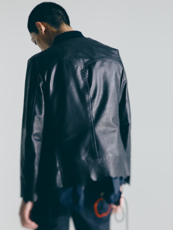 BED j.w FORD(ベッドフォード)Collar-Less Leather Jacketの通販