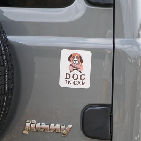 画像2: tempra/テンプラ DOG IN CAR マグネット