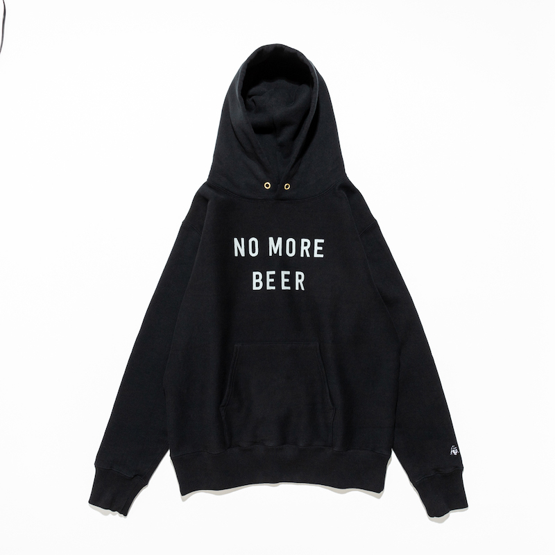 画像1: sale tacoma fuji records / NO MORE BEER HOODIE design by Noriteru Minezaki