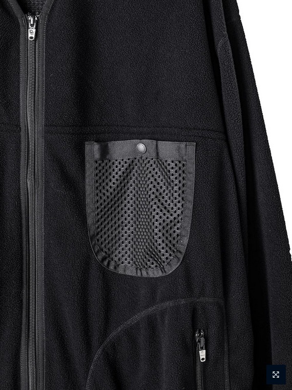 画像3: TAKAHIROMIYASHITATheSoloist / ソロイスト back gusset sleeve full zip fleece jacket.(solid)