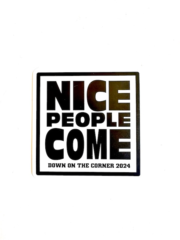 画像1: DOWN ON THE CORNER / ダウンオンザコーナー MAGNET SHEET “NICE PEOPLE COME”