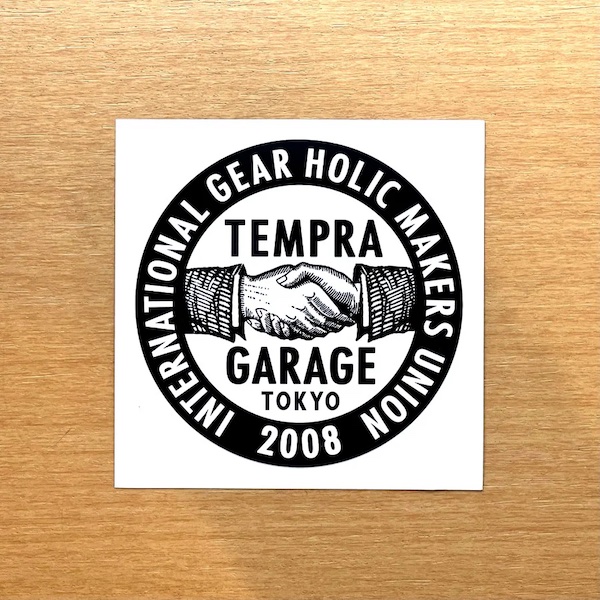 画像1: tempra/テンプラ tempra logo ステッカー