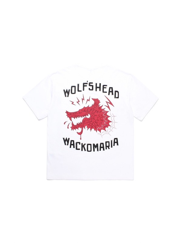 画像1: wackomaria  / ワコマリア WOLF'S HEAD / WASHED HEAVY WEIGHT CREW NECK T-SHIRT