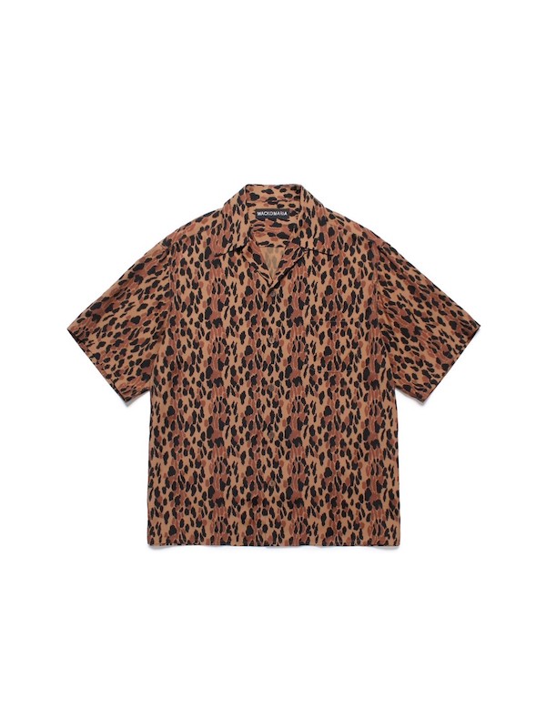 画像1: wackomaria  / ワコマリア LEOPARD HAWAIIAN SHIRT S/S