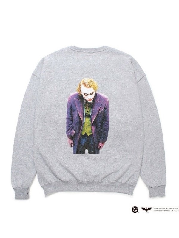 画像1: wackomaria  / ワコマリア THE DARK KNIGHT TRILOGY / CREW NECK SWEAT SHIRT ( TYPE-5 )