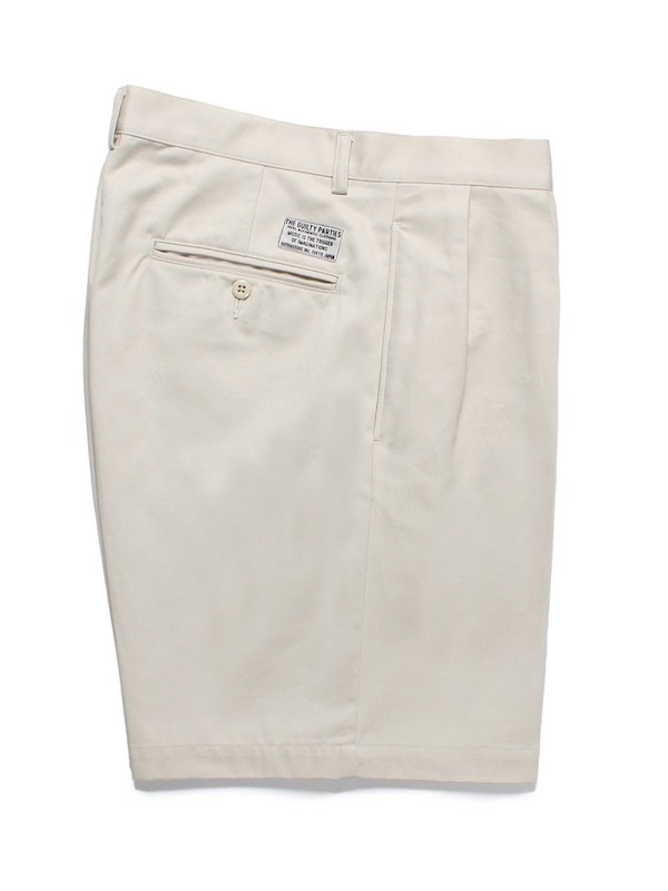 画像1: wackomaria  / ワコマリア DOUBLE PLEATED CHINO SHORT TROUSERS